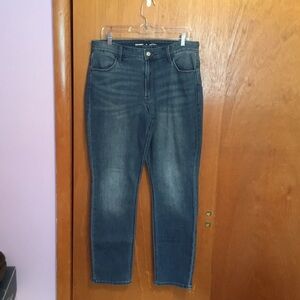 Old Navy Women's Blue Straight Leg Pants